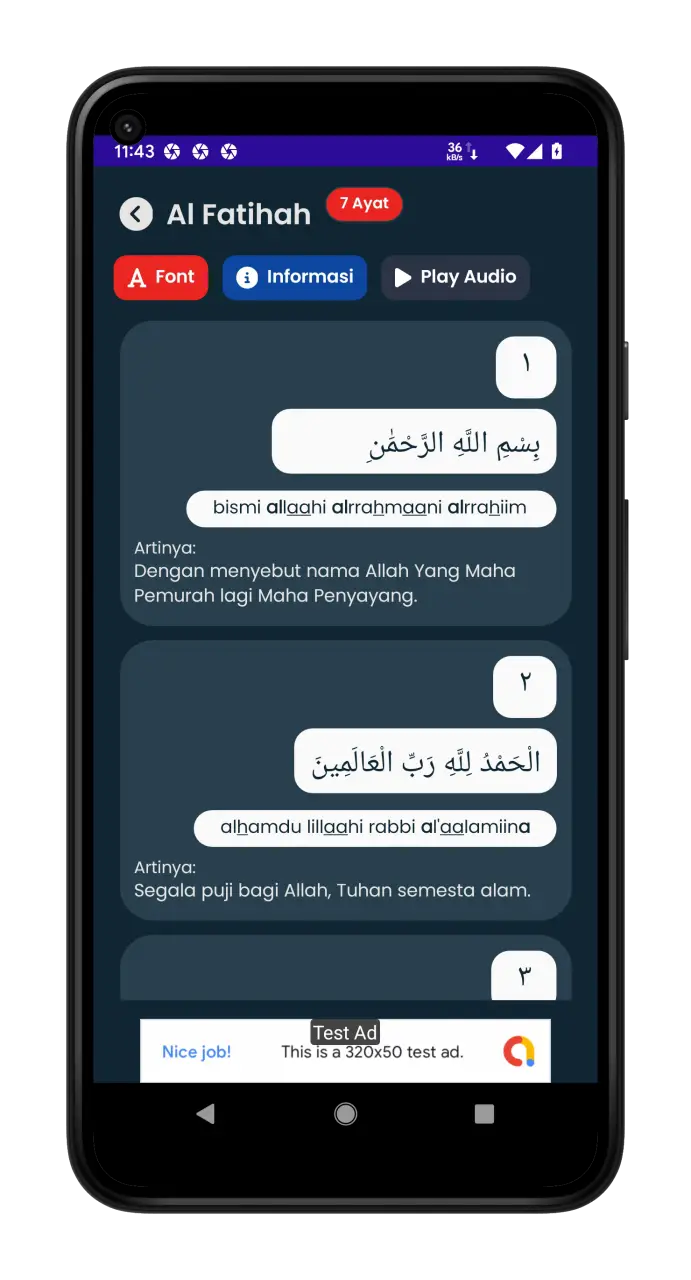 Tangkapan layar Al Qur'an Terjemahan 3